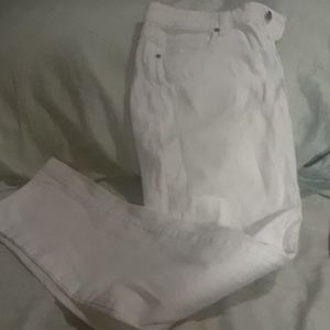 paige ultra white straight leg "peg skinny" jean